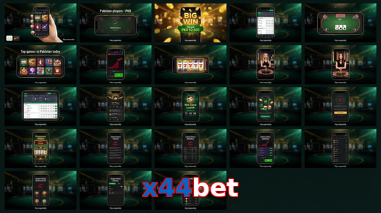 Main screen of X44bet bet page for PK players