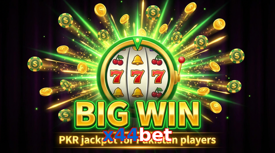 Big win animation on X44bet slot game
